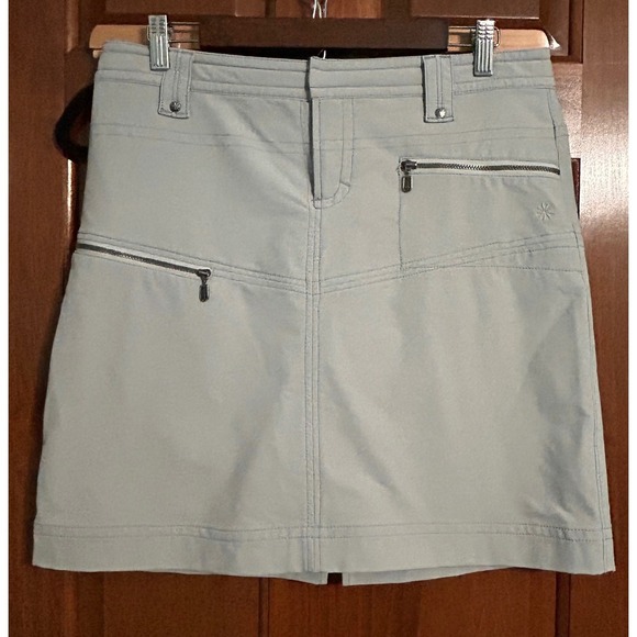 Athleta Dresses & Skirts - ATHLETA Women's Size 8 Sherpa Hiking Casual Skirt Cool Weather Soft Grey